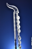 Kristallen saxofoon 34,5 cm
