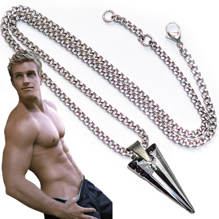 Druif erfgoed Bijdrage Punk Rock Spike man Swarovski ketting - Crystal-online de webshop met het mooiste en goedkoopste kristal Druif erfgoed Bijdrage Punk Rock Spike man Swarovski ketting - Crystal-online de webshop met het mooiste en goedkoopste kristal