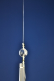 Kristallen pegels 23 cm