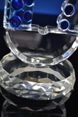  Saxofoon met blauw kristal