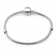 Armband metaal Silver Snake Chain