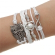 Armband wit uil