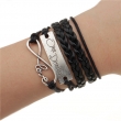 Armband Zwart love