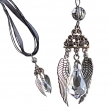 Swarovski ketting met witte angel eyes