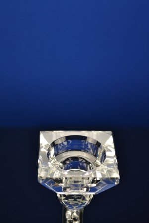 kandelaar met kristal 22,50 cm