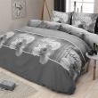 Dekbedovertrek COT Orchidee Grey 200 x 200/220 Grijs