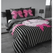 Dekbedovertrek GER I love Paris Pink 200 x 200 Roze