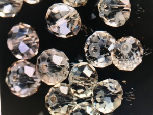 Kristallen krallen helder 6 mm