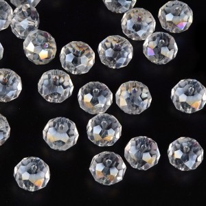 Kristallen kralen helder 8 mm