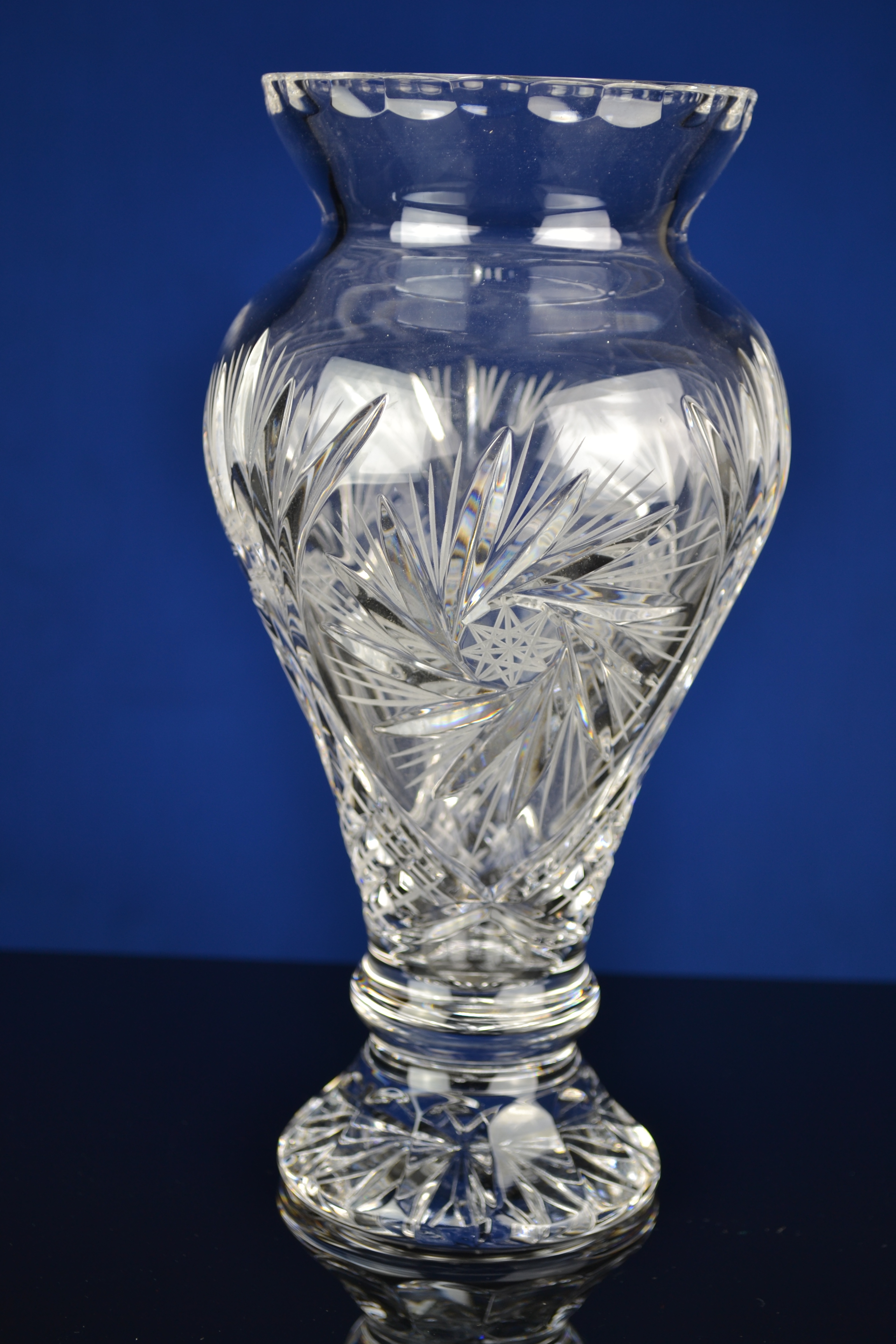 Kristallen vaas olijf cm - Crystal-online webshop met het mooiste en goedkoopste