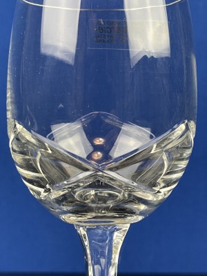 Kristallen wijnglas slinger