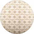 RONDE GOUDEN PLACEMAT GINKO 2 stuks