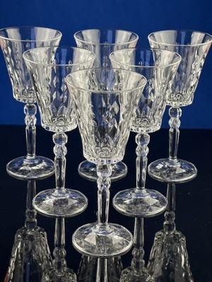 Kristallen wijn glazen 2 stuks