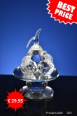 Kristallen Peren Set op Schaal – Luxe Decoratief Ornament