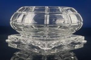 Kristallen Waxinelichthouder – Modern Geslepen Design(Optioneel met Onderzetter)