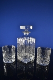 Luxe Kristallen Whisky Karaf Set – Set van 3