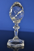 Luxe Kristallen Decoratie Ei op Voet – Transparant Kristallen Ornament