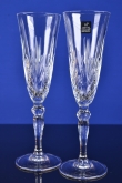 Luxe Kristallen Champagneglazen – Set van 2 – 16 cl