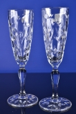 Luxe Kristallen Champagneglazen – Set van 2 – 16 cl