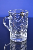 Luxe Kristallen Koffie- en Theeglazen met Oor – Set van 2 – 22 cl