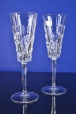Luxe Kristallen Champagneglazen – Set van 2 – 19 cl